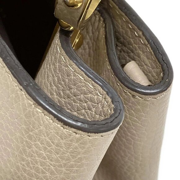 Auth LOUIS VUITTON Capsine MM M42253 Galet Capucines - TR4137 Handbag - Picture 13 of 16